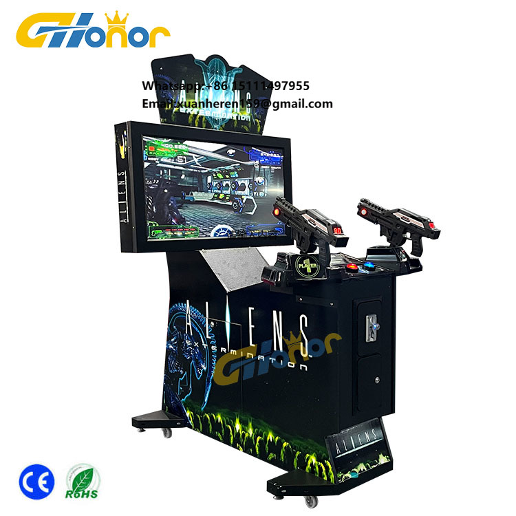Arcade Games & Vending Llc Photos - Münzbetriebene Schießspiel-Arcade-Maschine für den Innenbereich im