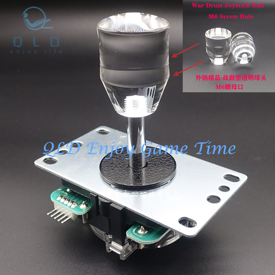Joystick Arcade Parts - 2PCS Arcade Stick Krieg Trommel Form