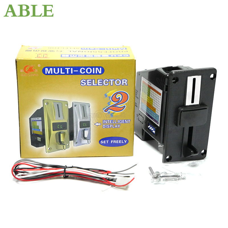 Arcade Vending Machines - Multi-Münzprüfer-Selektor CL-168 verschiedene elektronische Münz-Roll-Down für
