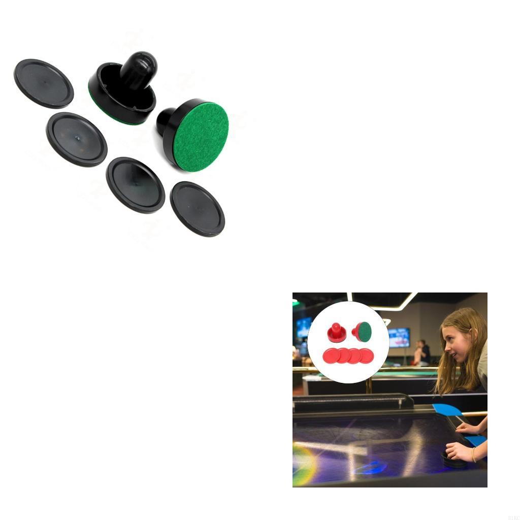 Air Hockey Table - Tischhockey-Schieber-Set, Air-Hockey-Schläger und Pucks, einfach zu
