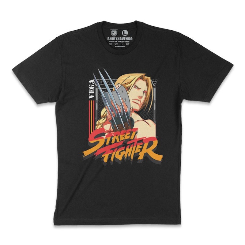 Arcade Vegas - 00012730 # A-Vega T-Shirt Street Fighter