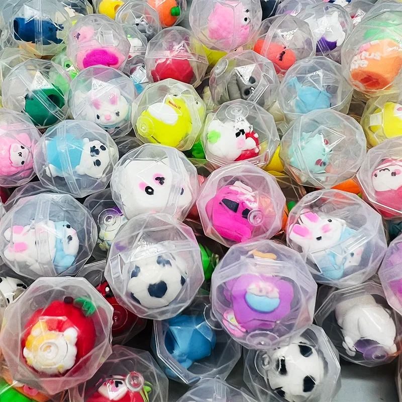 Claw Crane Machine - Transparentes verdrehtes Ei für Mini-Klauen maschine