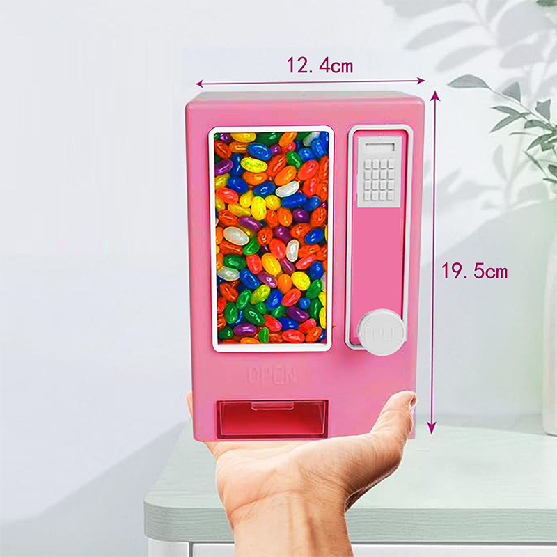 Candy Vending Machine - Süßigkeiten-Spender, niedlicher Verkaufsautomat für den Schreibtisch,