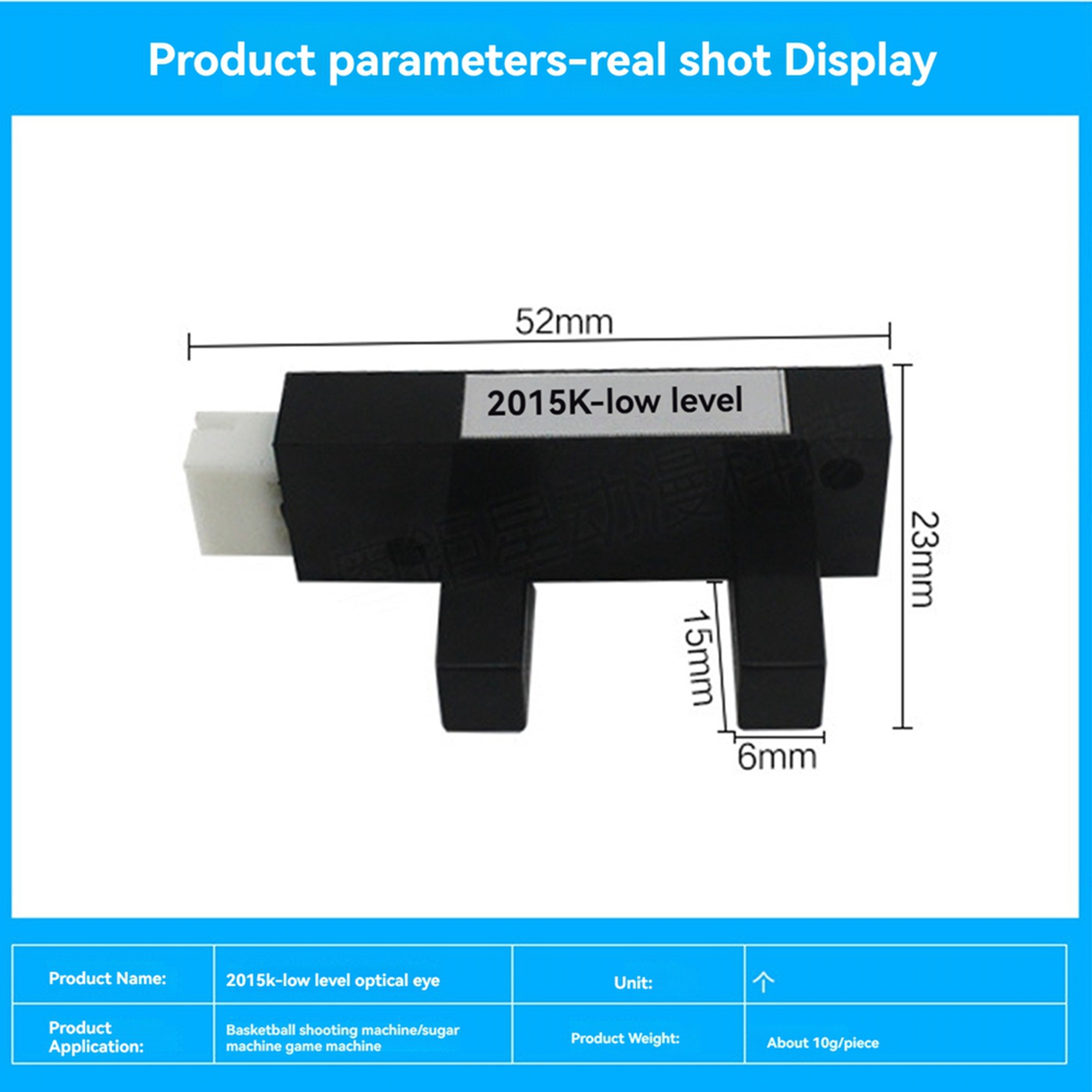 Candy Vending Machine - Professioneller 10X 2015K NO Positionierungssensor Niedrigpegel
