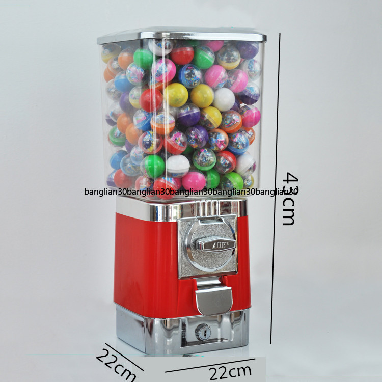 Candy Vending Machine - Springball-Verkaufsautomat mit Münzbox GV18F, Süßigkeiten-Verkaufsautomat