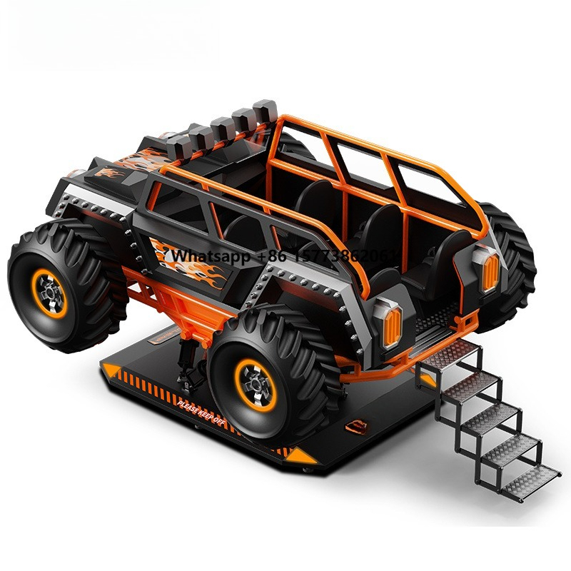 Arcade Games & Vending Llc Photos - 6-Personen VR-Renn- und Schießsimulator 9D Offroad-Fahrzeug