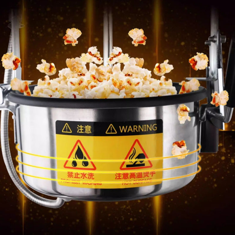 Popcorn Vending Machine - Vollautomatische Kommerzielle Popcornmaschine 220/110V Edelstahl Elektrischer