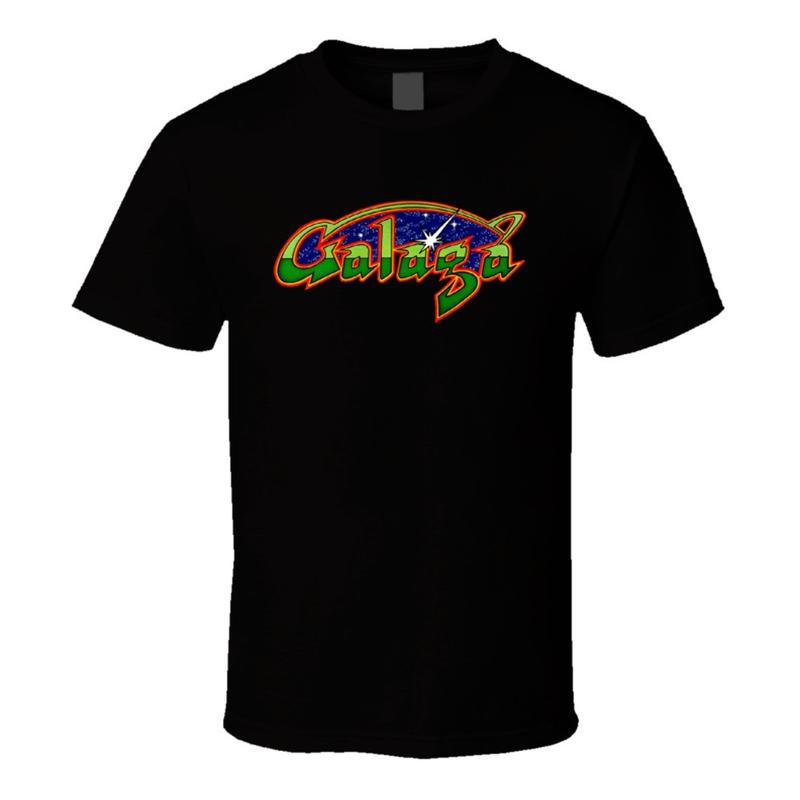 Arcade No - Galaga Videospiel Arcade Logo T-Shirt