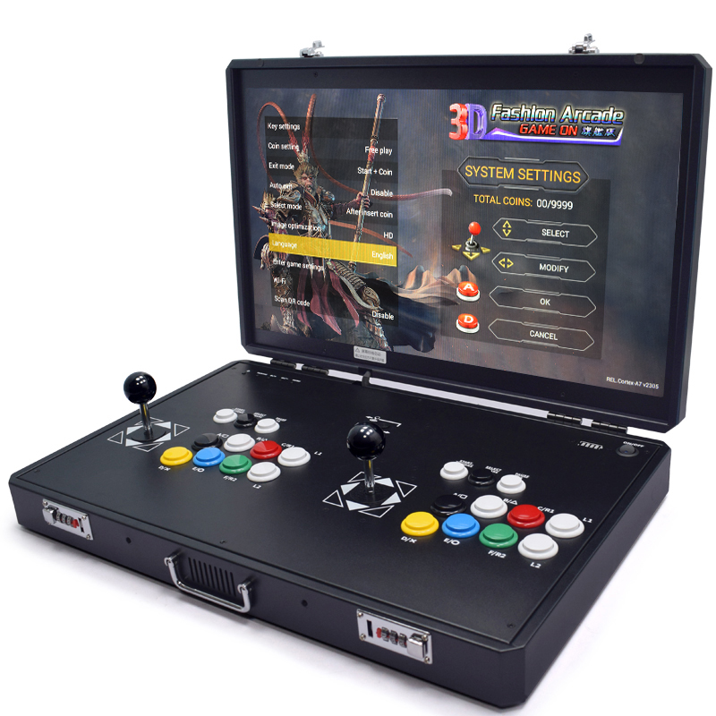 Arcade Game Jackpot - Pandora h3 24-Zoll-LCD-Arcade-Konsole, Spiele, 2-Spieler-Platine, Retro-Video,