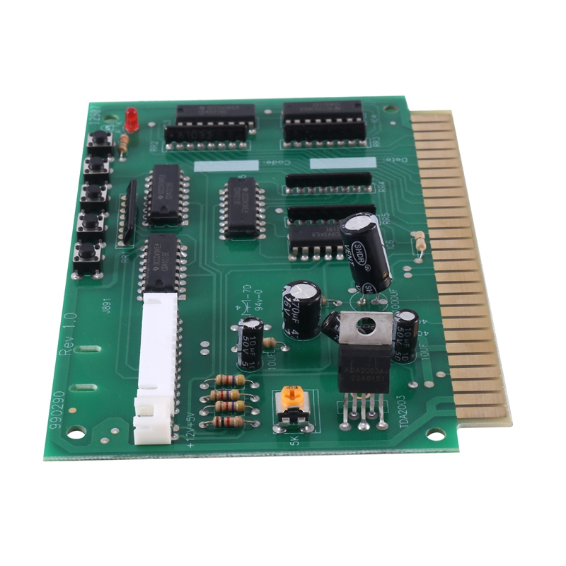 Usb Game Board Jamma - PC-zu-Jamma-Konverter-Board für Arcade-Spiele – PC-2-Jamma-Computer-zu-Arcade-Spiel-Tastatur-zu-Arcade-Joystick-Konverter –