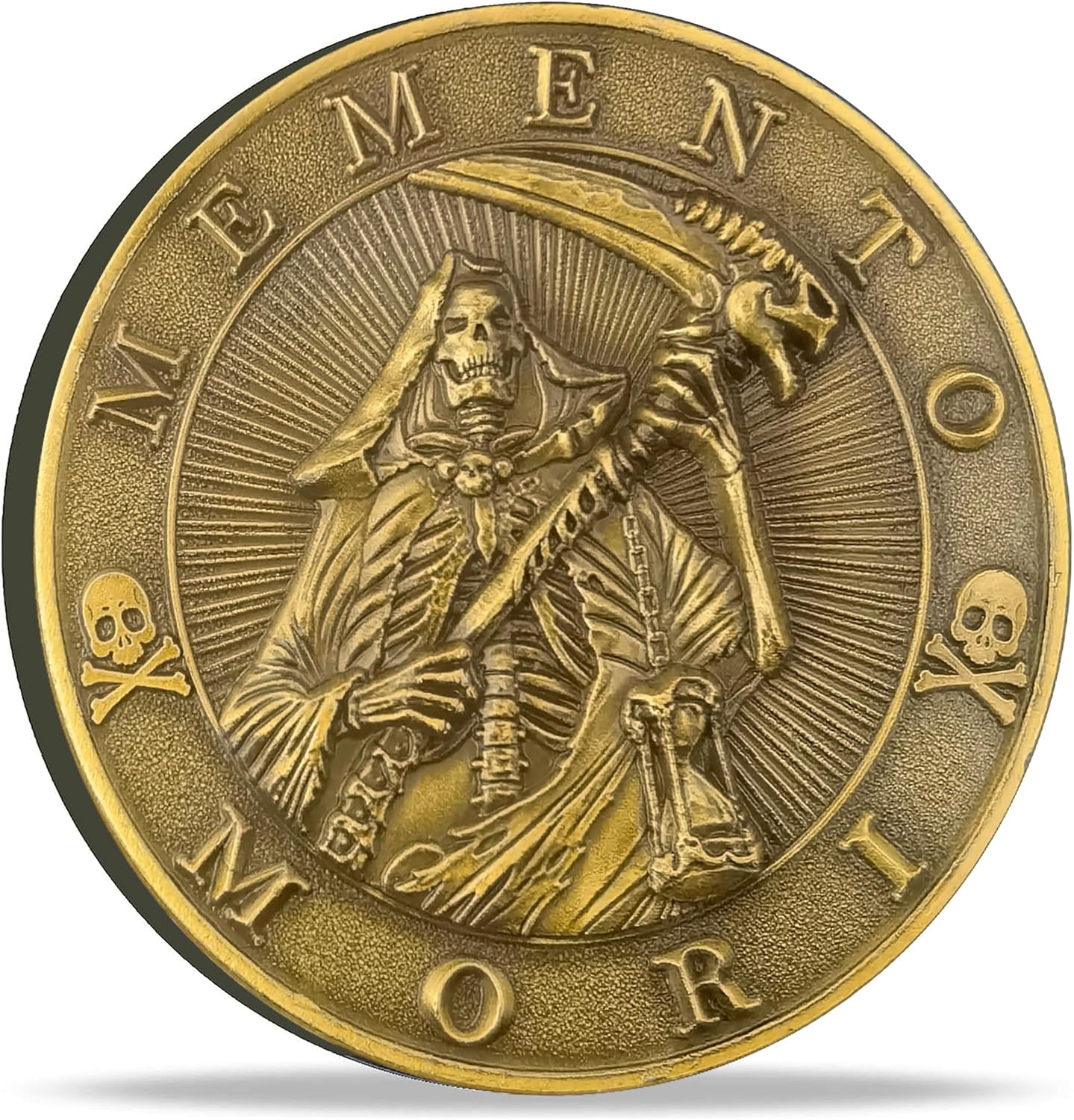 Token Coin Mechanism - Memento Mori Carpe Diem Coin Stoic