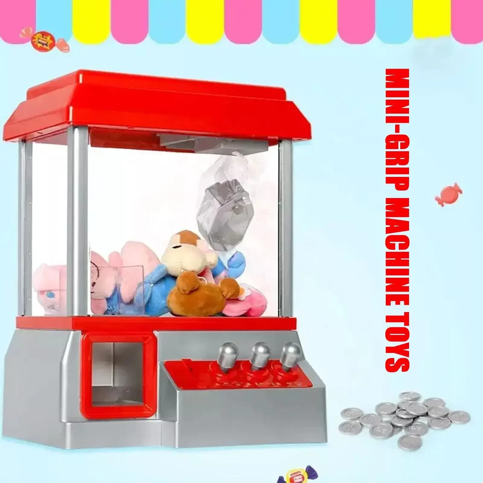 Claw Crane Machine - Minispiel „Running on Coins“ für Kinder,