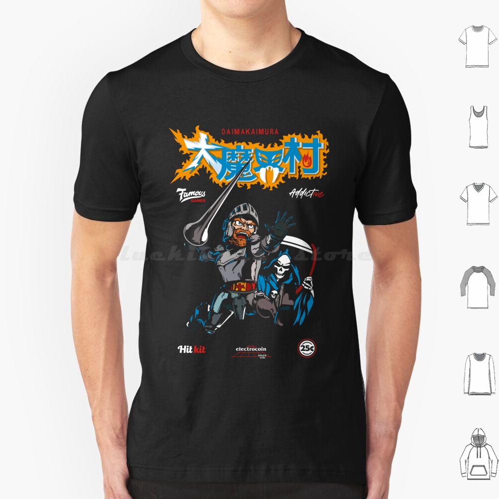 Arcade No - Ghouls'n Ghosts Retro Arcade Vintage T-Shirt