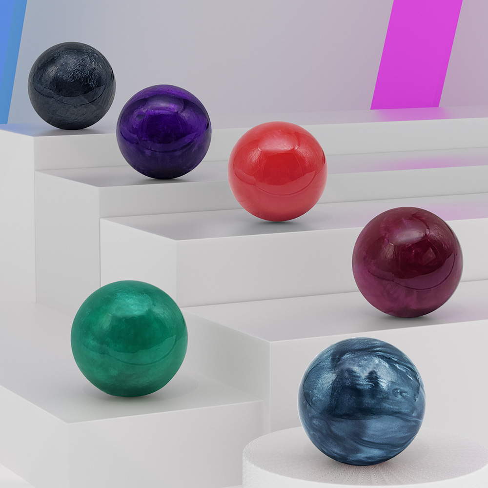 Joystick Arcade Parts - Qanba Arcade-Stick Zubehör: Harz-Achat-Joystick-Kugelgriff für Arcade-Kampfspiele
