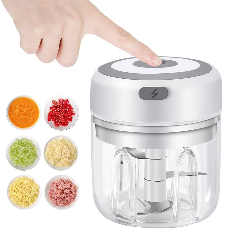 Fruit Slot Machine - 250ML Elektrischer Knoblauchzerkleinerer Multifunktionaler Fleischzerkleinerer Kabelloser