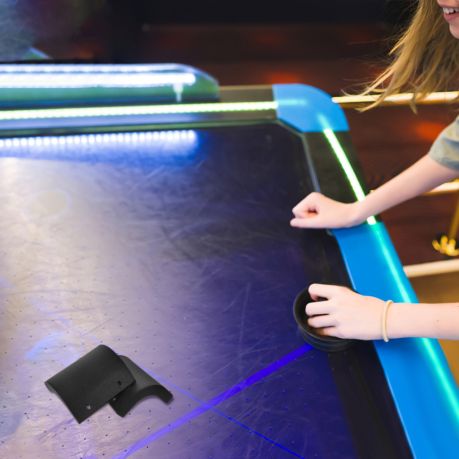 Air Hockey Table - 4 Stück Kunststoff-Kantenschutz für Airhockey-Tische, seitliche