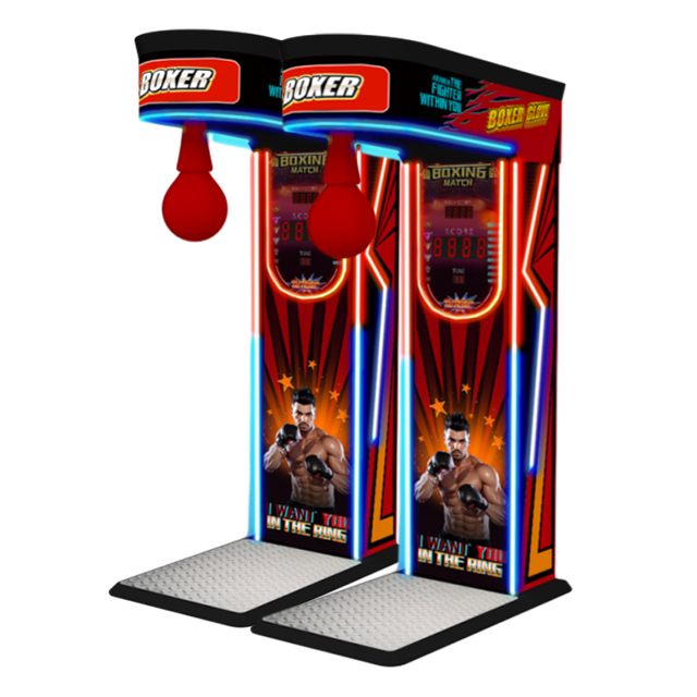 Boxing Machine Arcade - Boxchampion Arcade-Straßenunterhaltungsautomat: Münzbetriebene elektronische Box-Sportspielautomaten mit