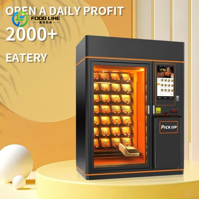 Popcorn Vending Machine - Maßgefertigter Heißer Imbiss-Verkaufsautomat Fast-Food-Sandwich-Automat mit Snack-