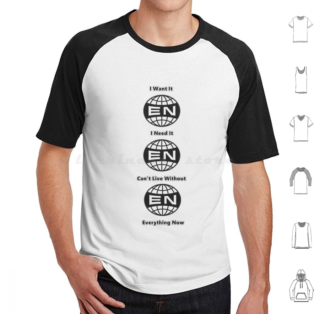 Arcade No - Arcade Fire-Everything Now T-Shirt, große Größe,