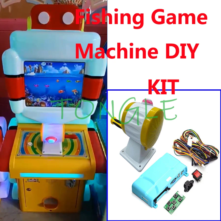 Joystick Arcade Parts - Arcade-Angelspiel DIY-Kit, PCB-Motherboard mit Kabeln, Maschinenteile