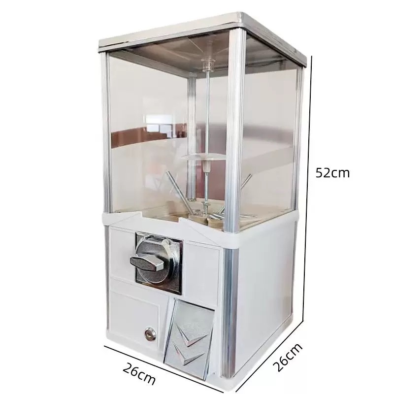 Fruit Slot Machine - Münzbetriebener Eier-Twister-Automat, Aufwärm-Lotterie-Maschine, Kapsel-Kaffee-Spielzeugautomat, 50mm Kapsel