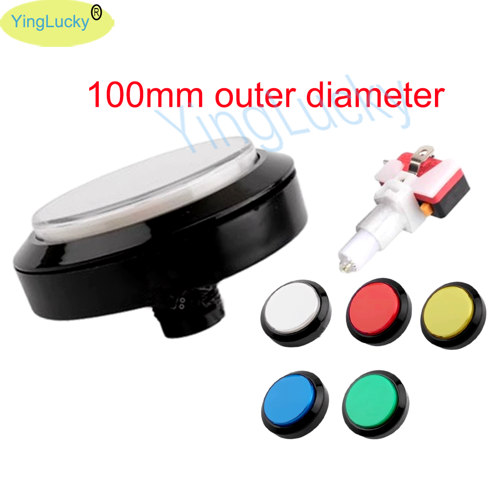 12V Arcade LED-Taste 100mm Fla – Arcade Game Jackpot Bewertung und Preis