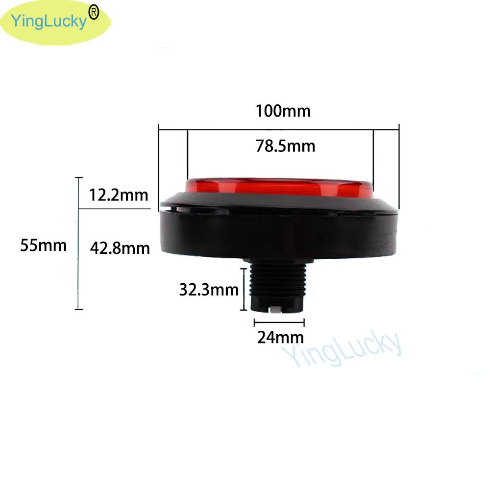 12V Arcade LED-Taste 100mm Fla – Arcade Game Jackpot Bewertung und Preis