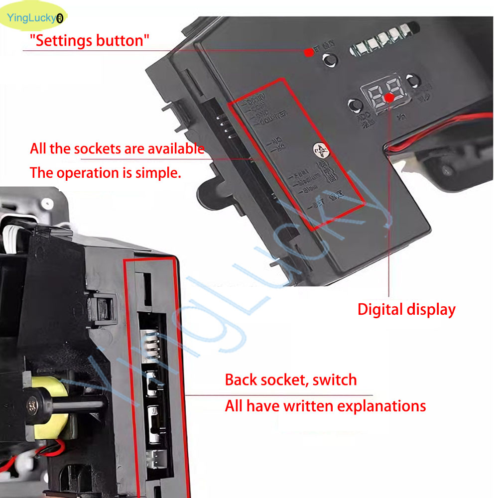 Bunter LED Multi Coin Acceptor – Arcade Vending & Laundry Revenue Bewertung und Preis