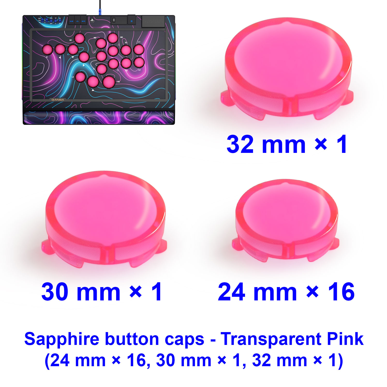 QANBA SAPPHIRE S1 Tastenkappen – Joystick Arcade Parts Bewertung und Preis