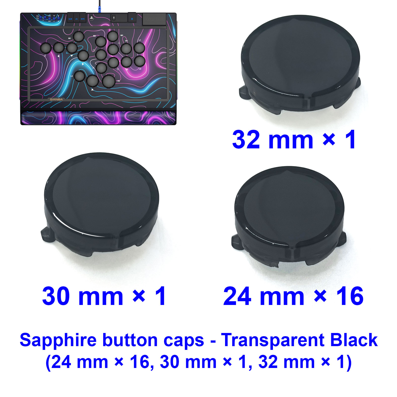 QANBA SAPPHIRE S1 Tastenkappen – Joystick Arcade Parts Bewertung und Preis