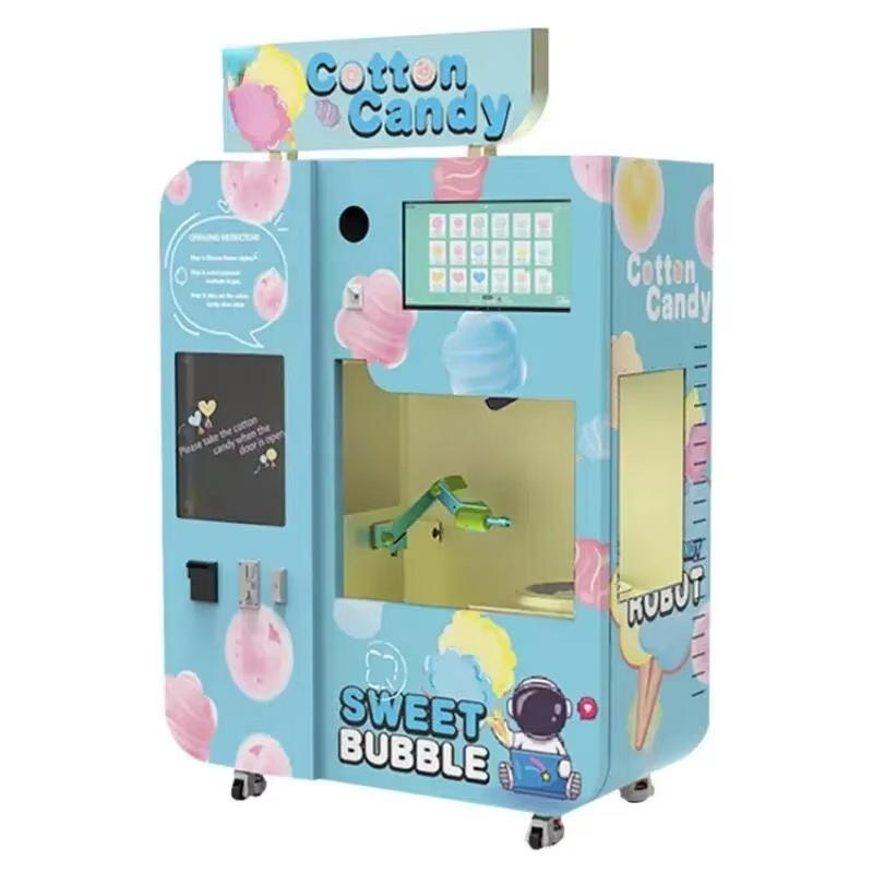 Vollautomatischer Zuckerwatte- – Candy Vending Machine Bewertung und Preis