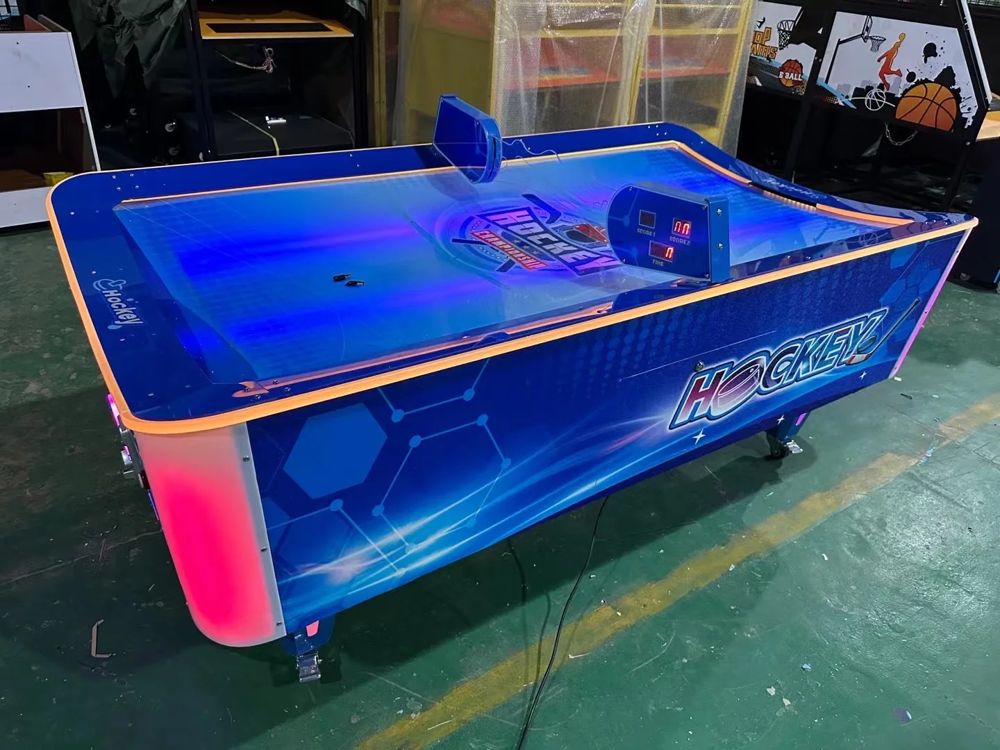 Münzbetriebener Unterhaltungs- – Air Hockey Table Bewertung und Preis
