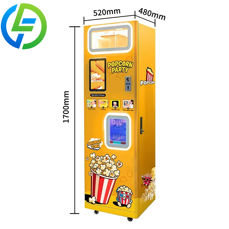 Maßgefertigter Heißluft-Popcor – Popcorn Vending Machine Bewertung und Preis
