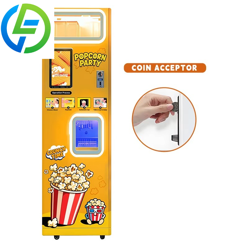 Maßgefertigter Heißluft-Popcor – Popcorn Vending Machine Bewertung und Preis