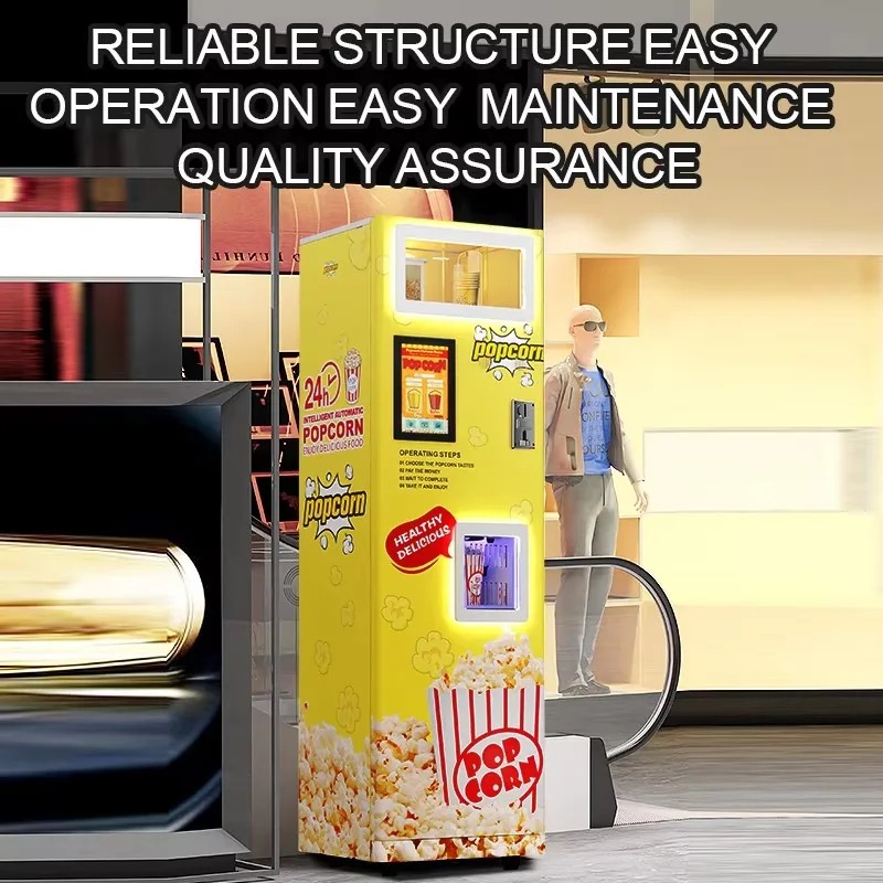 Maßgefertigter Vollautomatisch – Popcorn Vending Machine Bewertung und Preis