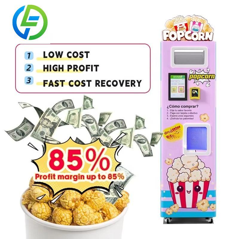 Maßgefertigte Intelligente Pop – Popcorn Vending Machine Bewertung und Preis