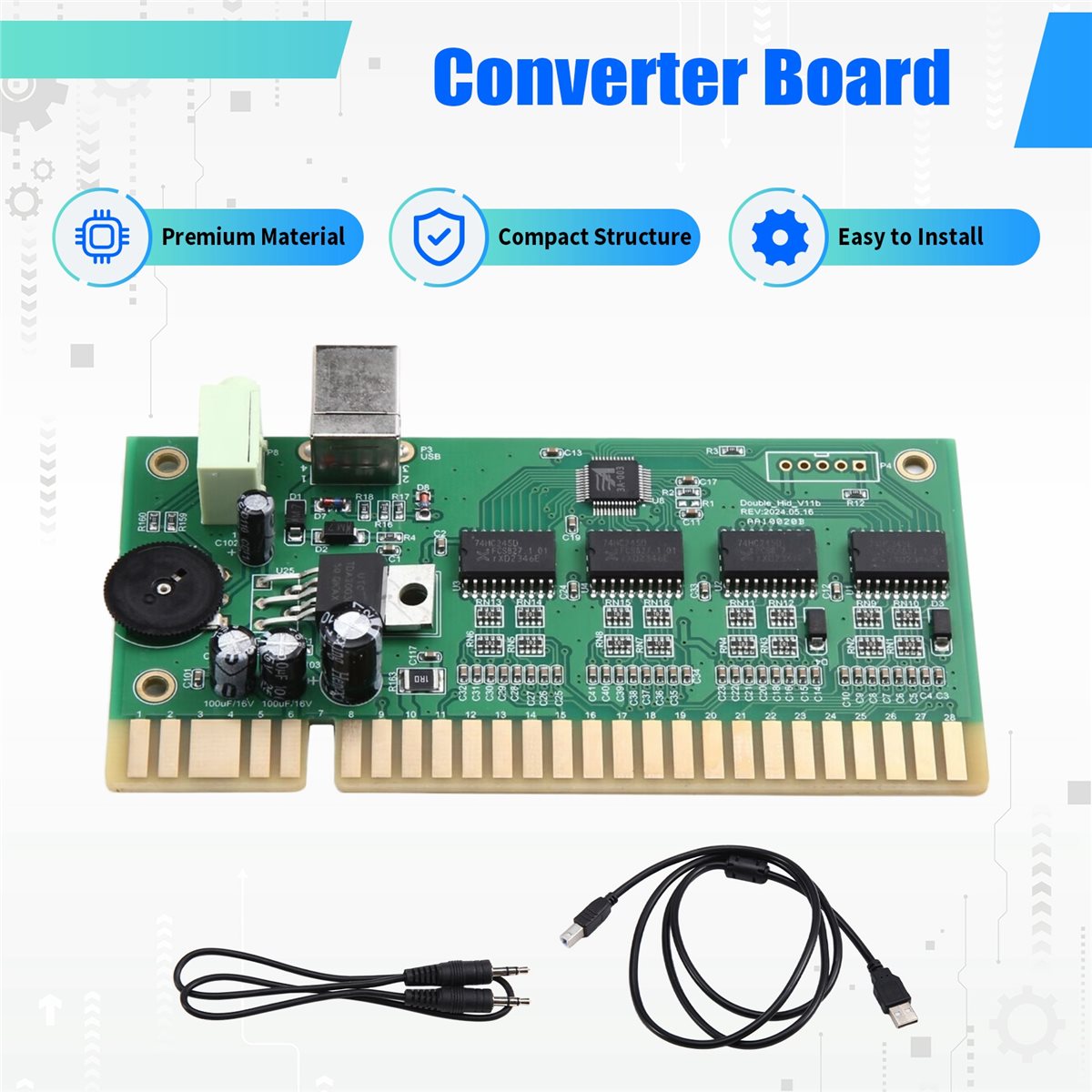 HEISS-Neu MAME Spielcontroller – Usb Game Board Jamma Bewertung und Preis