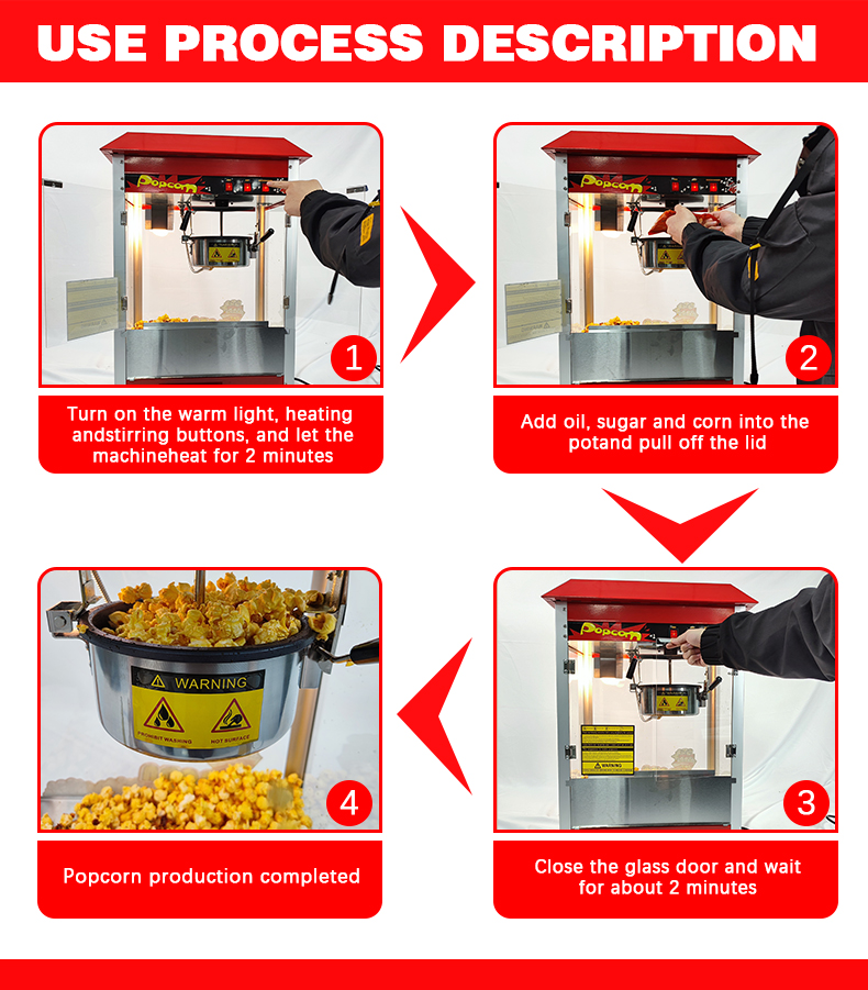 Kommerzielle Popcornmaschine E – Popcorn Vending Machine Bewertung und Preis