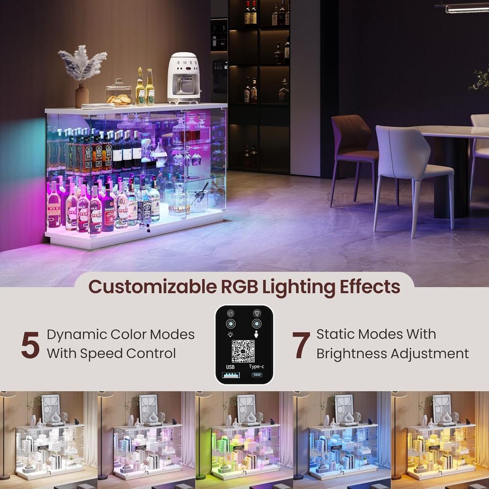 Weiße Hochglanz-Glasvitrine mi – Glass Cabinet Display Bewertung und Preis