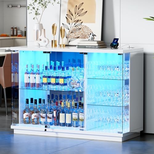 Glasvitrine mit Schloss & LED- – Glass Cabinet Display Bewertung und Preis